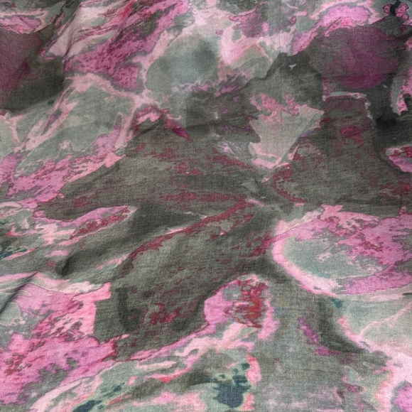 Neiman Marcus Pink and Gray Modal Scarf - Picture 2 of 6